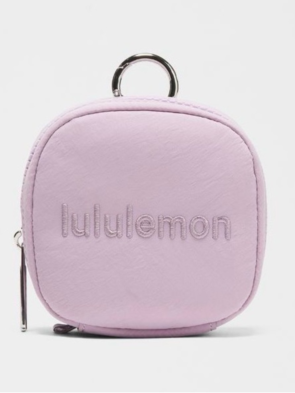 NWT Lululemon clippable organizer Pouch Wordmark LLAY/LOTU/SLVR